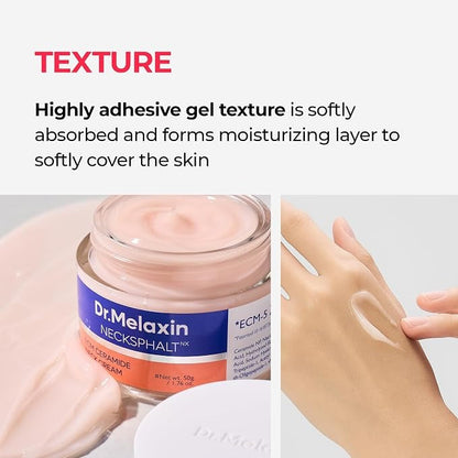 Dr.Melaxin Necksphalt Firming Cream with ECM-5 20,000ppm Dr.Melaxin