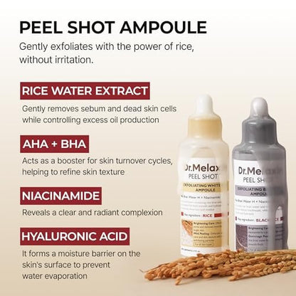 "Microneedle Rejuvenation · Brightening & Firming" 4-in-1 Revitalizing Set Dr.Melaxin
