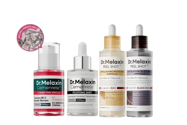 "Microneedle Rejuvenation · Brightening & Firming" 4-in-1 Revitalizing Set Dr.Melaxin